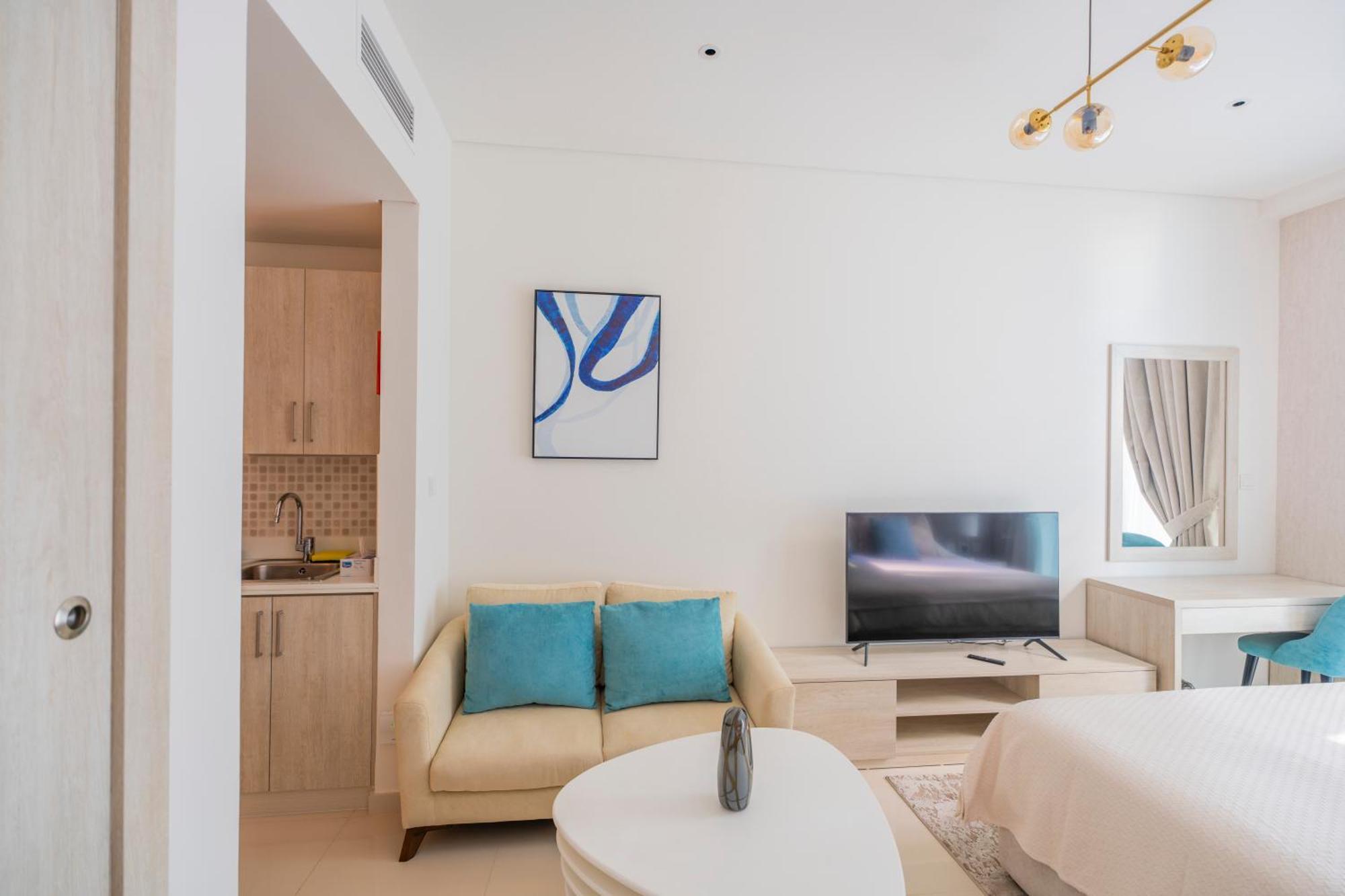Studio With Pool And Private Beach Access On Palm Jumeirah Dubai Bagian luar foto