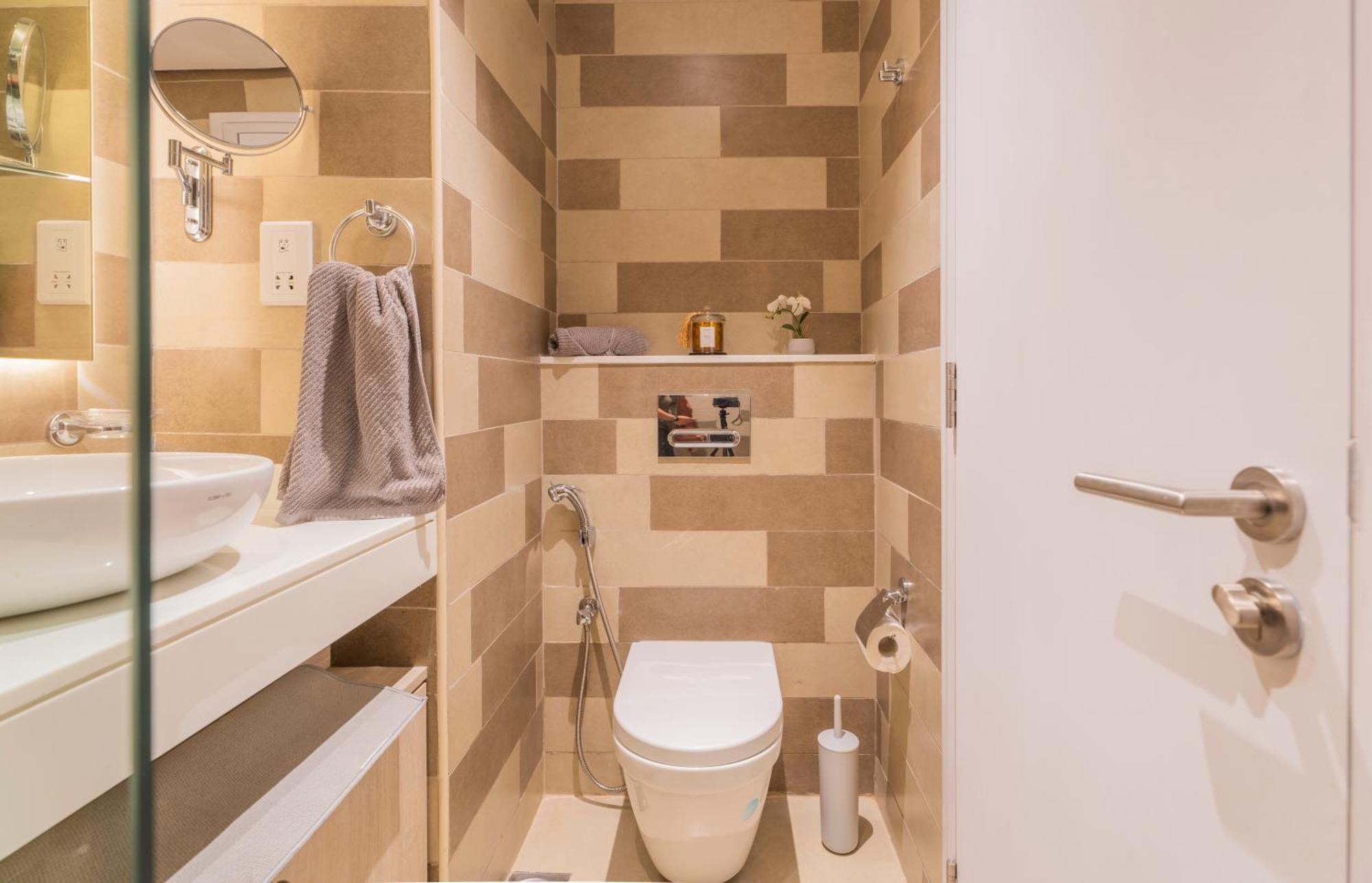 Studio With Pool And Private Beach Access On Palm Jumeirah Dubai Bagian luar foto