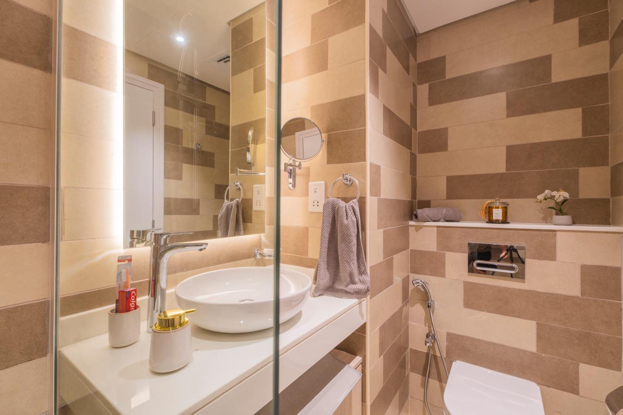 Studio With Pool And Private Beach Access On Palm Jumeirah Dubai Bagian luar foto