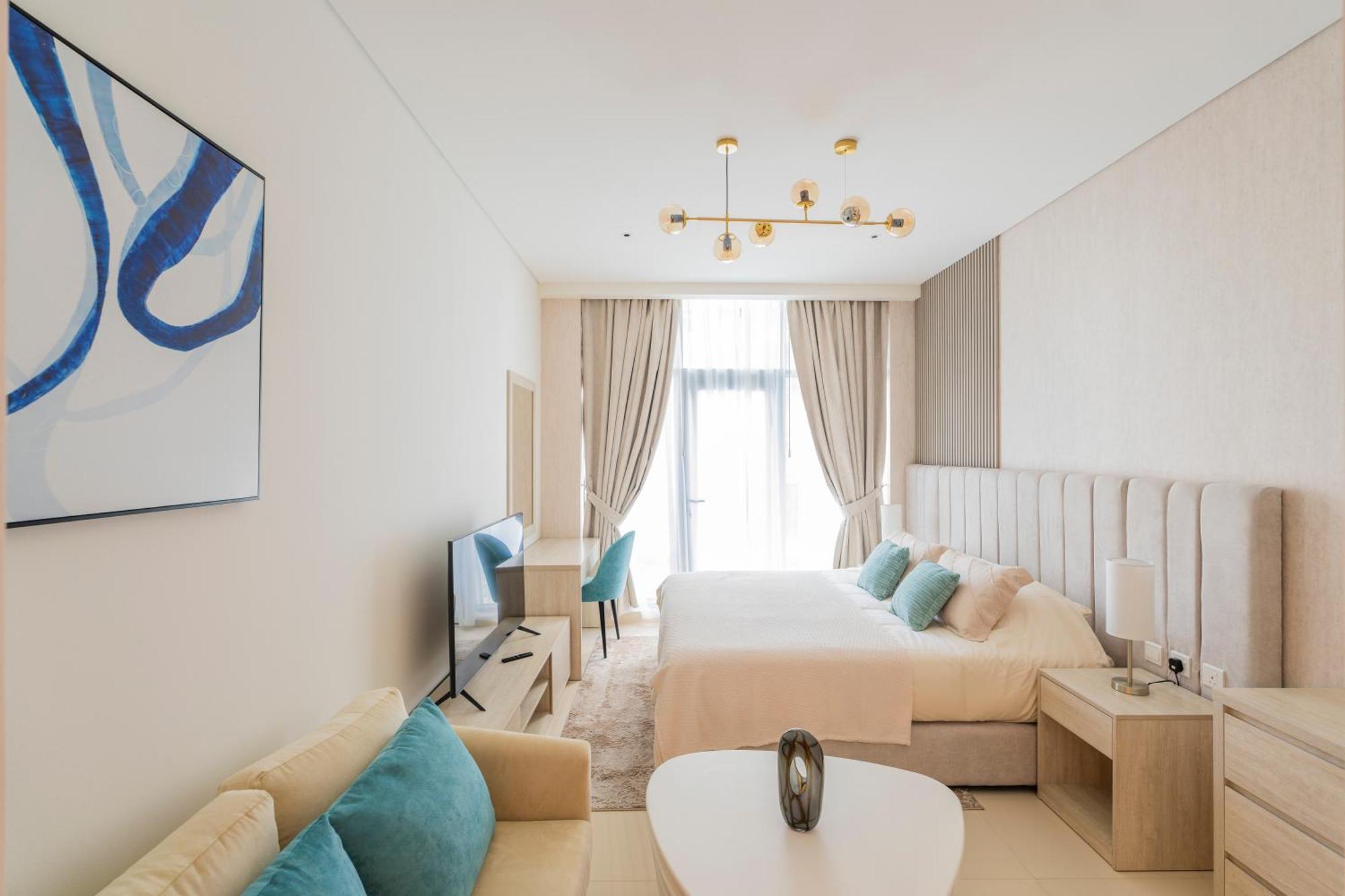 Studio With Pool And Private Beach Access On Palm Jumeirah Dubai Bagian luar foto