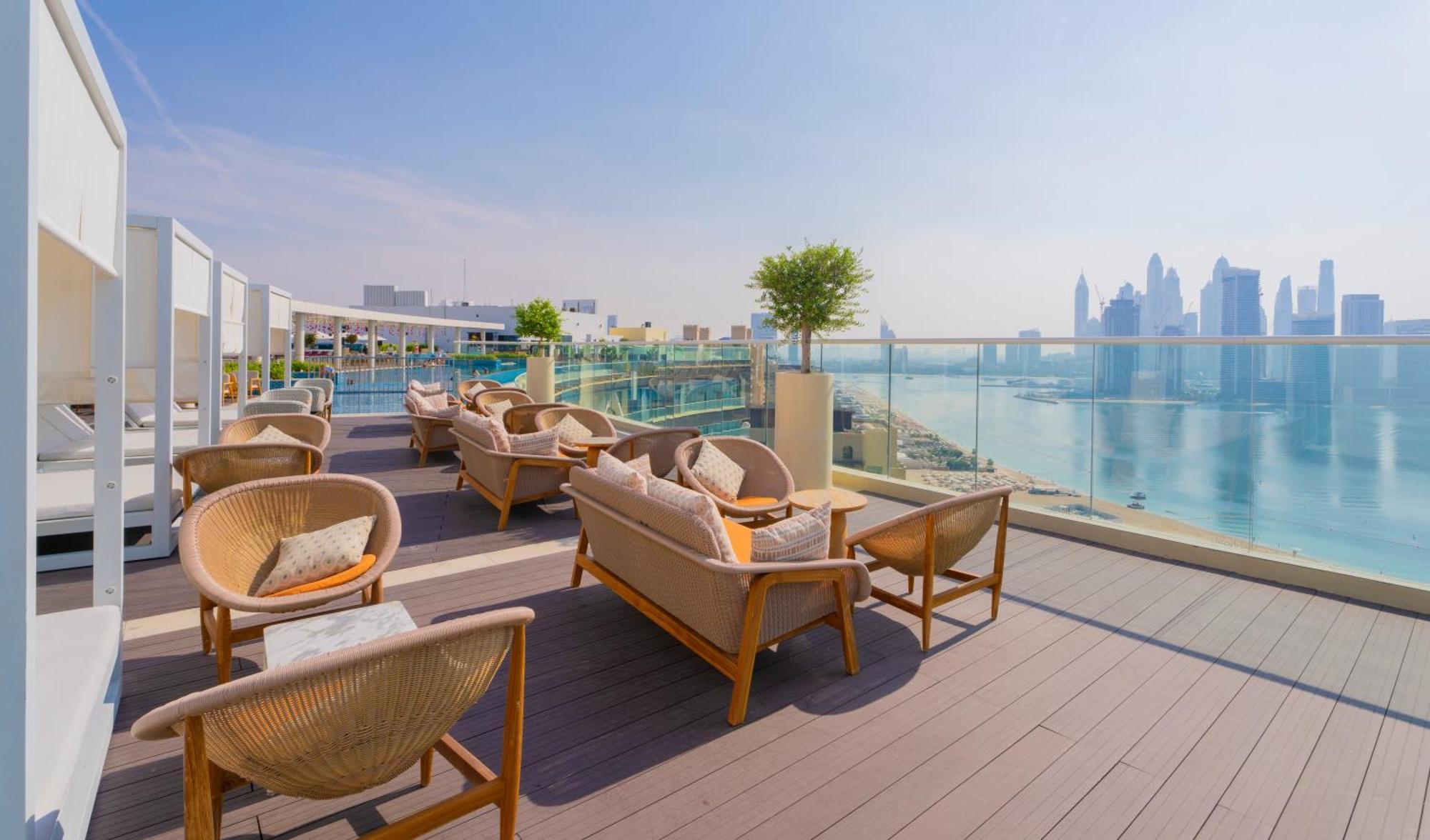 Studio With Pool And Private Beach Access On Palm Jumeirah Dubai Bagian luar foto