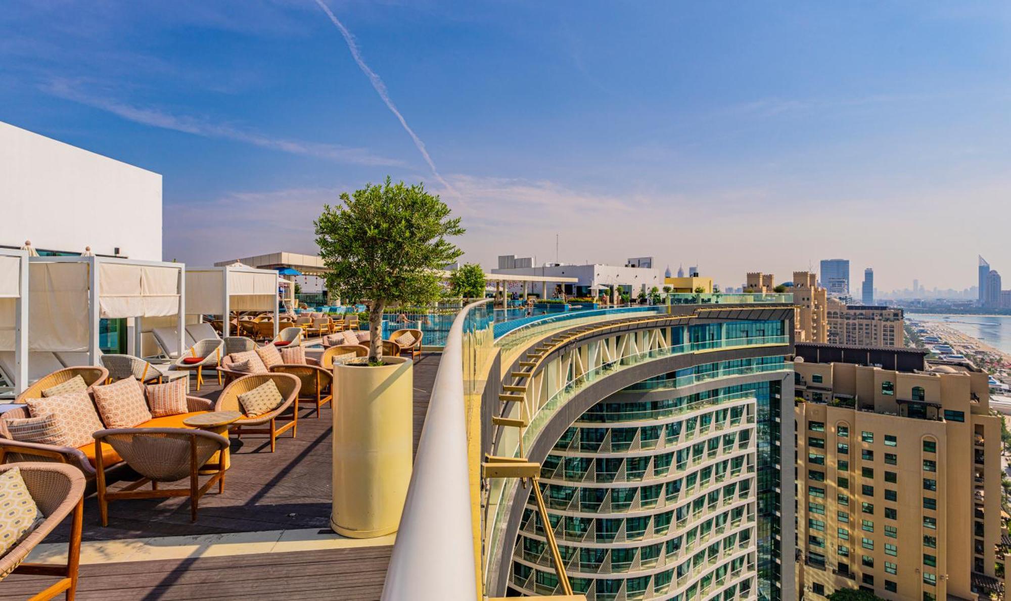 Studio With Pool And Private Beach Access On Palm Jumeirah Dubai Bagian luar foto