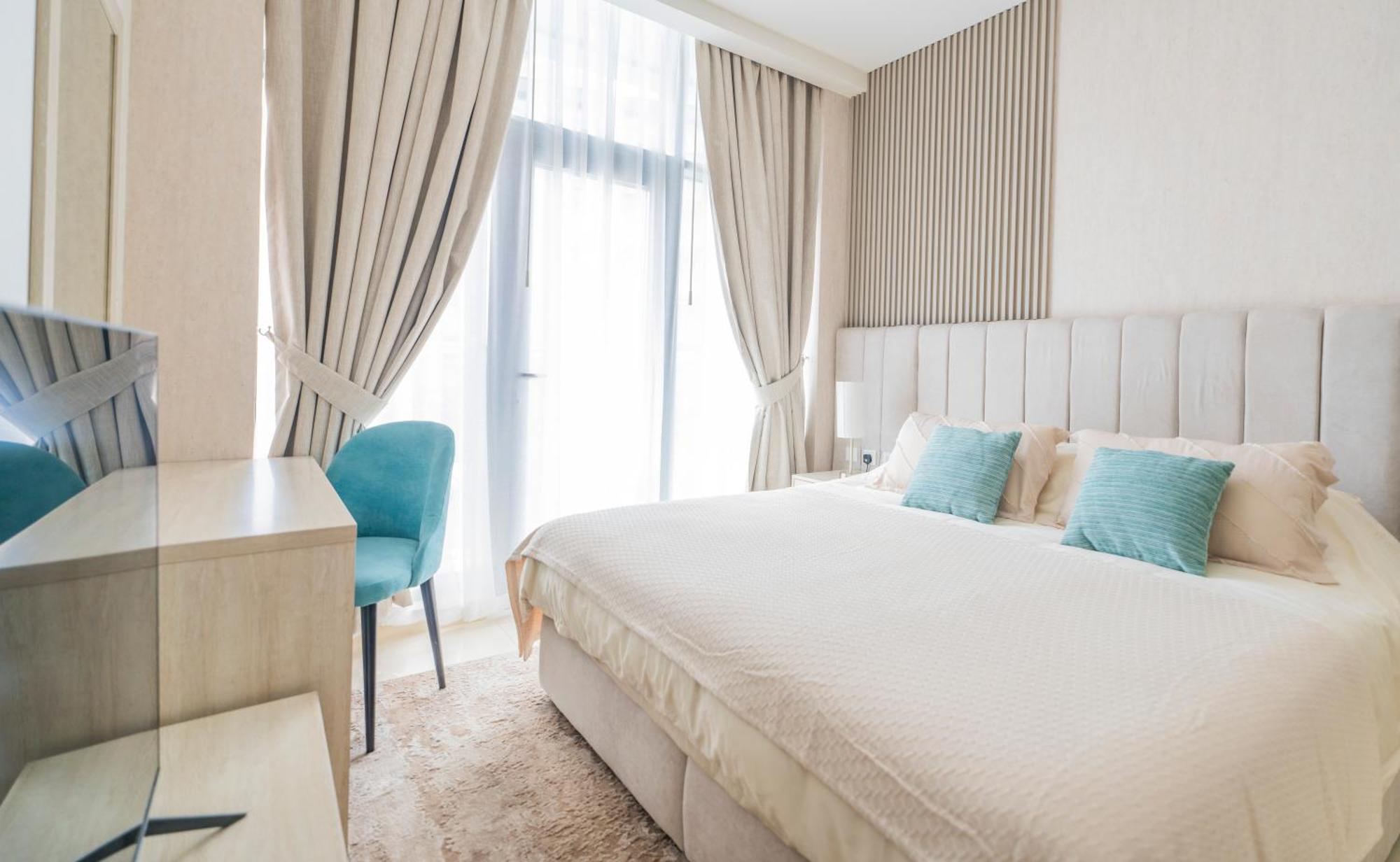 Studio With Pool And Private Beach Access On Palm Jumeirah Dubai Bagian luar foto