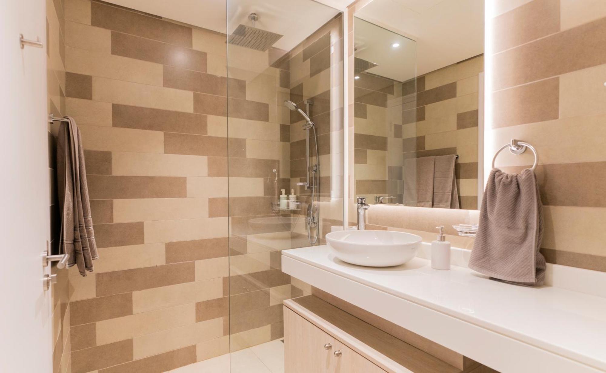 Studio With Pool And Private Beach Access On Palm Jumeirah Dubai Bagian luar foto